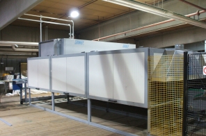 HORIZONTAL DRYING OVEN FOR CLADDINGS